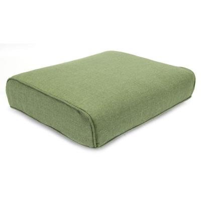 Hampton Bay Fall River Replacement Outdoor Ottoman Cushion In Moss