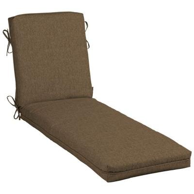 Hampton Bay Sonora Saddle Welted Outdoor Chaise Cushion