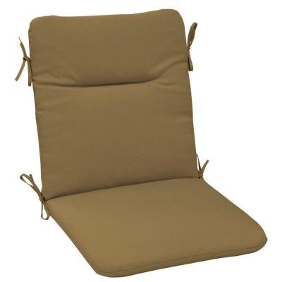 Hampton Bay Sunbrella Canvas Cork Outdoor Dining Chair 100 polyester filled Cushion