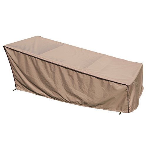 Patio Furniture Covers - TrueShade Plus Outdoor Sofa Cover Water-Resistant - 3 Seat Sofa Large 34W x 95L x 36H at back 24H at front