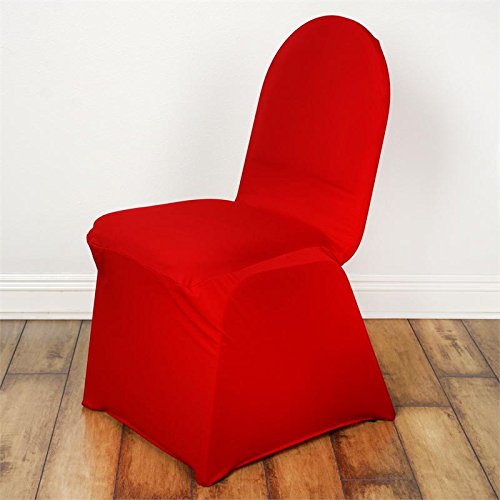 100 Red Spandex Chair Cover