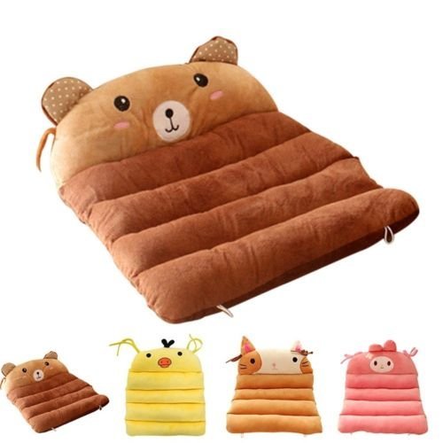 New Home Decor Cute Cartoon Chair Cushion House Sofa Car Cotton Pads Foldable Pillow Bear
