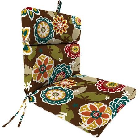 Jordan Manufacturing Outdoor Replacement Chair Cushion Annie Chocolate