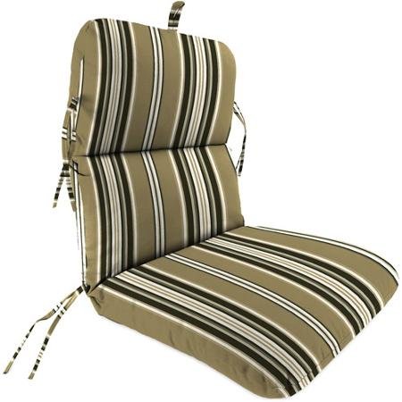 Jordan Manufacturing Outdoor or Indoor Replacement Chair Cushion Kasmira Driftwood French edging