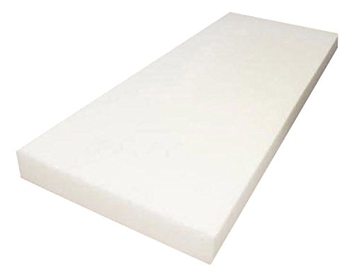 Mybecca 2" X 24"x 72"upholstery Foam Cushion Regular Density (seat Replacement , Upholstery Sheet , Foam Padding)