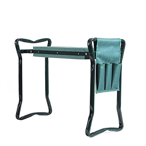 Garden Stool Kneeling Pad Gardening Seat Sit Eva Foam Cushion Kneel Chair Green