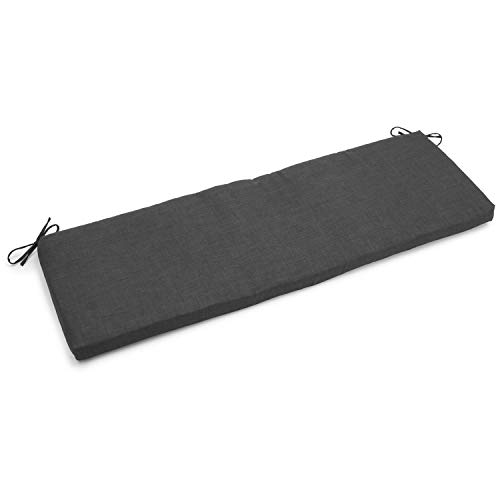 MISC 5ft Bench Cushion Only 60 Grey Outdoor Porch Swing Pad Window Seat Cushion Rectangle Shaped Indoor Patio Seating Weather-Resistant Polyester