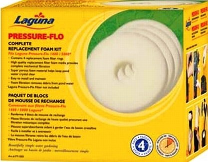 Laguna Pressure-flo Replacement Foam Kit For Pressure-flo 1400 Uvc Filter - 4-pack