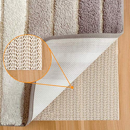 Aurrako Non Slip Rug Pads for Hardwood Floors6x9 Anti Slip Rug Grippers for Vinyl Tile Floors with Area RugsCarpeted and Runner Non Adhesive Carpet Liner Open Wave