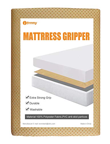 I FRMMY Non Slip Grip Pad for Spring and Memory Foam Mattress Keeps Mattress in Place for a Great Nights Sleep- Full Size 525 x 74 inch