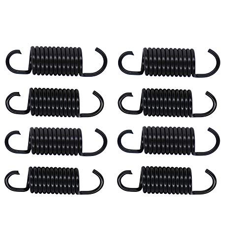 Yoogu 2-12inch Pack of 8 Furniture Replacement Springs for Recliner Sofa Bed Black 12 Turn