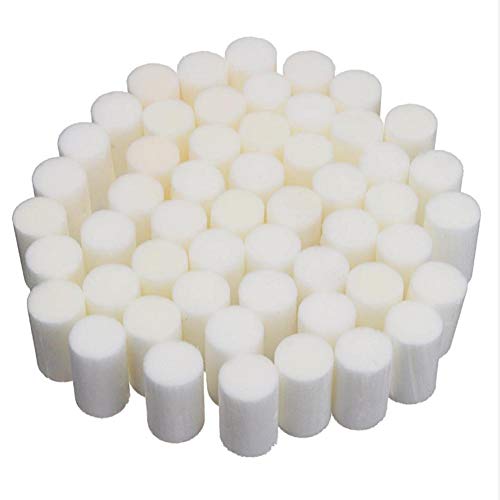Swimming Pool Sand Replacement 50pcs 35 20mm White Fiber Cotton Filter High Pressure Pump Filter Replacement for Mayitr Air Compressor System