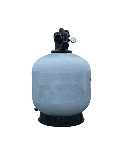 TECHTONGDA 28 Inground Top Mount Swimming Pool Fiberglass Sand Filter wValve in US