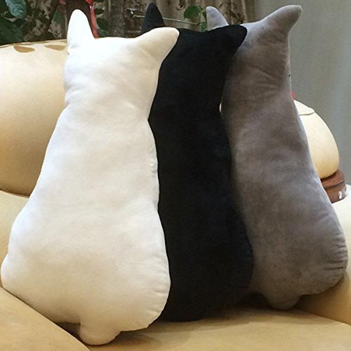 45cm Cartoon Pillow Cat Back Shadow Sofa Pillow Creative Gift