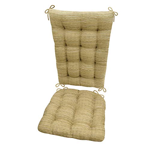 Barnett Products Rocking Chair Cushions - Brisbane Camel - Size Standard - Latex Foam Filled Cushion - Reversible - Neutral