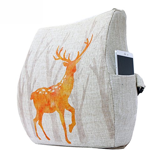 Lumbar Pillow Lumbar Cushion - Office Waist Support car Memory Foam Filled Cushion Cushion Pillow Triangle pad Pillow Design  4