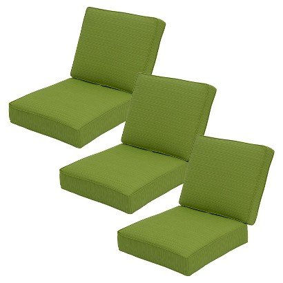 Belvedere 6-Piece Outdoor Replacement Patio Sofa Cushion Set - Threshold green