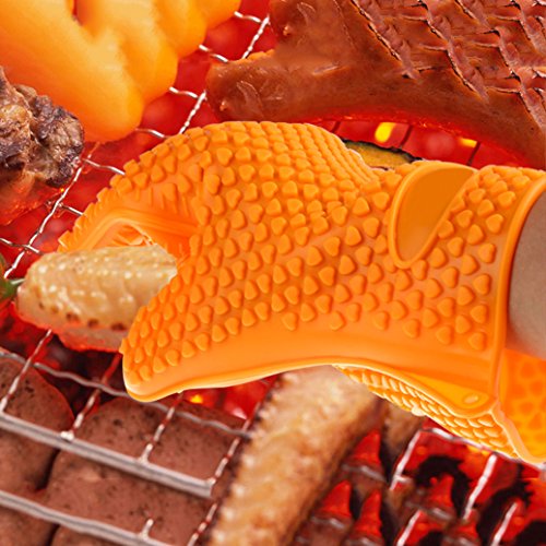 Bts Silicone Heat Resistant Grilling Gloves Most Versatile Oven Mittsamp Hot Silicon Glove Loved By Andrew Zimmern