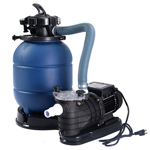 Goplus New Pro 13 Above Ground Pools Sand Filter Pump 2450GPH Swimming Pool Pump 10000GAL