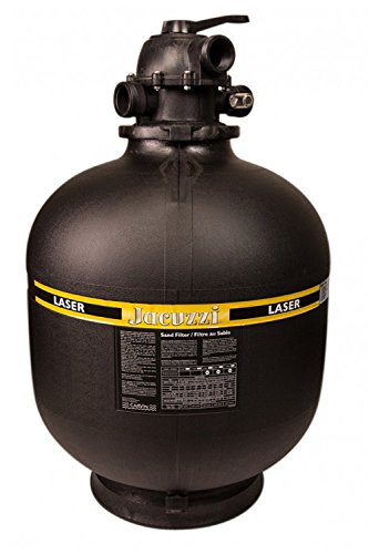 Jacuzzi Laser 19 Inch Above Ground Swimming Pool Sand Filter w7-Way Valve