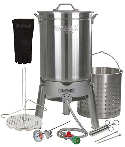 Turkey Deep Fryer Oversized 44 Quart Stainless Steel Big Bird Kit By Bayou Classic