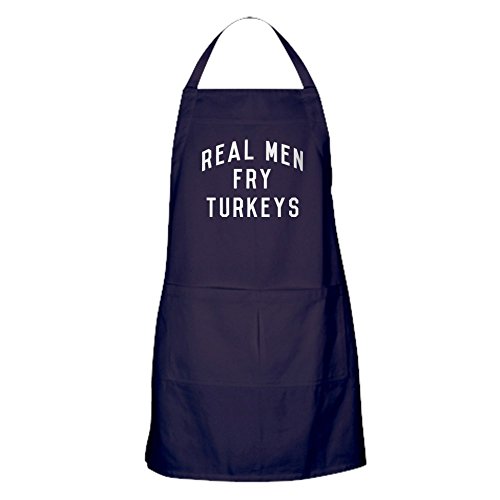 CafePress-Real Men Fry Turkeys-Baking Apron