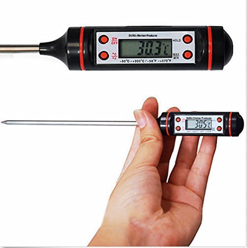 Dura Digital Kitchen Thermometer with Probe - Wireless Instant Read for Meat Candy BBQ Smoker and Grill - Best for Cooking all Food Deep Fry and Turkey