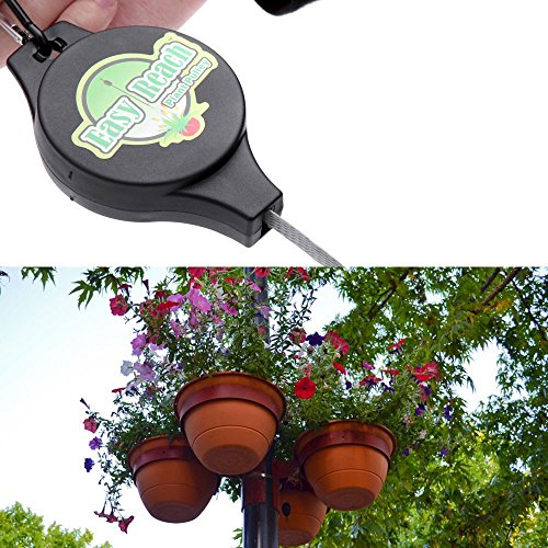 2Pcs Garden Easy Reach Plant Pulley Hook Light Flowerpot Hanger Hooks