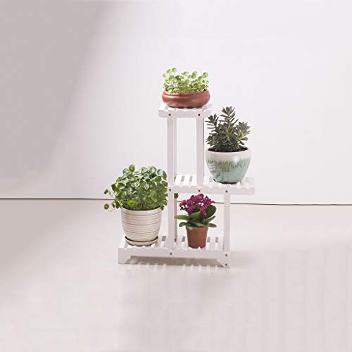 SPLY DTEM Wooden Flower Stand - Plant Display Stand - Pan Rack Storage Rack