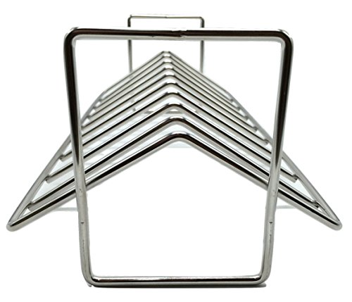 Aura Outdoor Products Aop-svrp Stainless Steel Rib And Roasting Rack For Use With Big Green Egg Kamado Joe