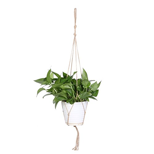 WinnerEco Macrame Plant Hanger Flower Pot Holder Indoor Outdoor Hanging Planter Basket MS02