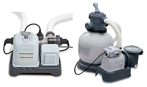 Intex 2800 Gph Krystal Clear Sand Filter Pool Pump And Saltwater System