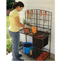 Wrought-iron Decorative Foldable Potting Bench