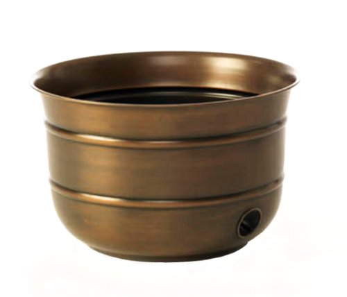 Liberty Garden Products 1907 Fire House Pot - Aged Brass