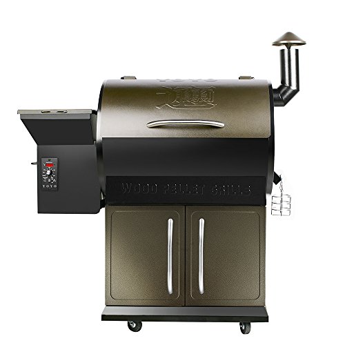 Yoyo Wood Pellet Grill And Smoker 679 Sq In Bbq With Digital Controls 22k Btu Barbecue Smoker