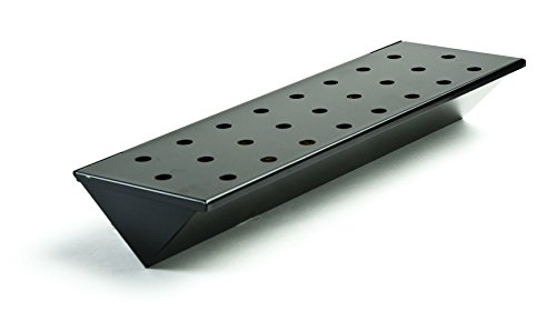 Charcoal Companion Large Nonstick V-shaped Smoker Box For Gas Grills -- Provides Great Smoky Flavor -- Cc4057