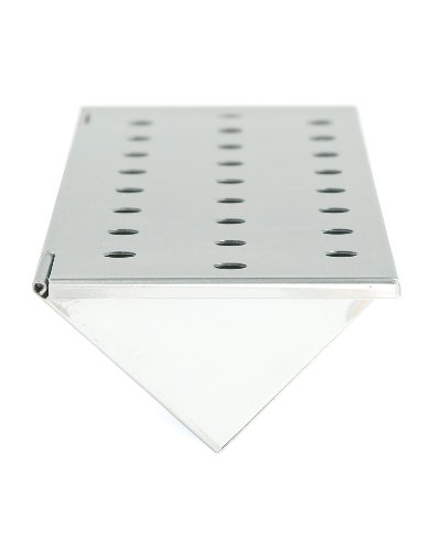 Charcoal Companion Stainless Steel V-shape Smoker Box For Gas Grills long - Cc4066
