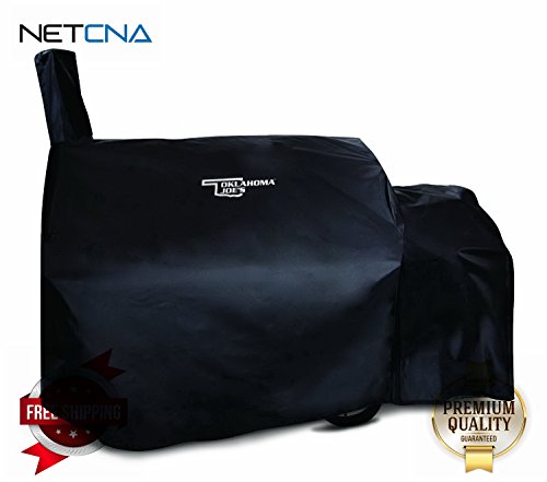 Oklahoma Joes Longhorn Offset Smoker Cover Black