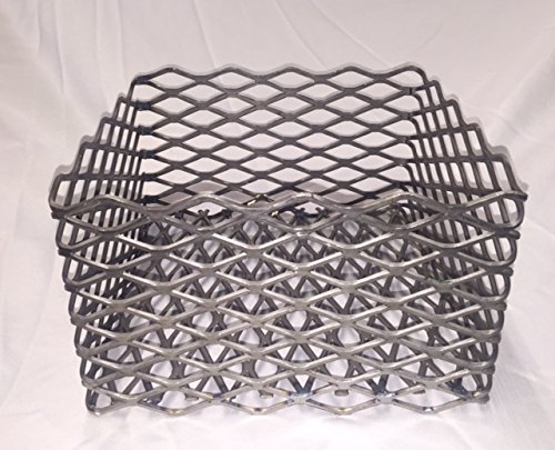 White Arc Smokers Charcoal Basket offset Smokers With Firebox 10&quot X 10&quot X 6&quot