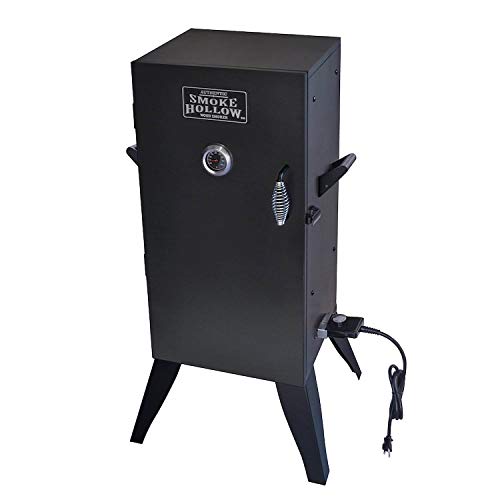 Masterbuilt Smoke Hollow 30162E 30-Inch Electric Smoker with Adjustable Temperature Control Black