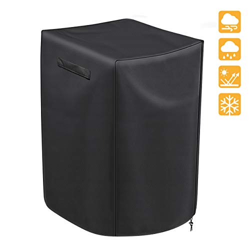iCOVER 30 Inch Electric Smoker Cover Square Weather-Resistant Polyester for Outdoor Use Fits Masterbuilt Char-Broil Cuisinart Dyna-Glo and More Grills