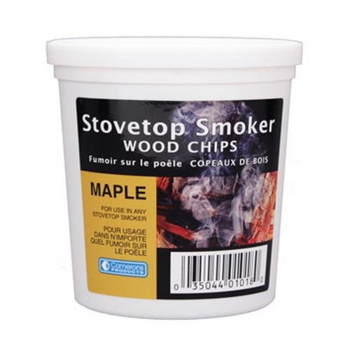 Maple Wood Smoking Chips - 1 Pint of Fine Maple Wood Chips for Smokers - 100 Natural