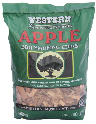 Western Apple Smoking Chips 2-Pound Bags Pack of 6