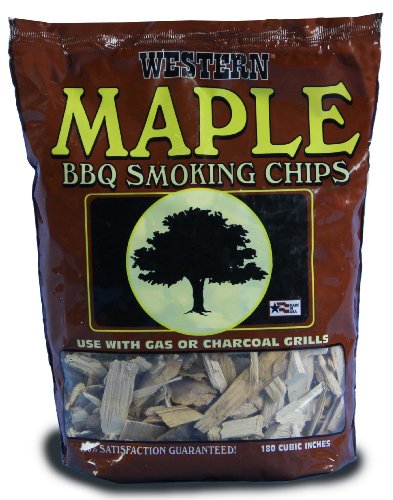 Western Maple Smoking Chips 2-Pound Bags Pack of 6