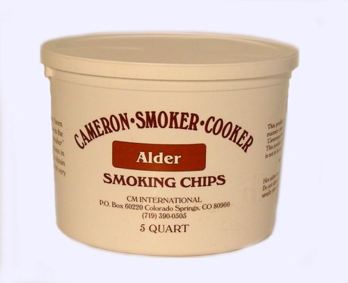 Alder Wood Smoker Chips- 100 Natural Fine Wood Smoker And Barbecue Chips- 5 Quart Bucket