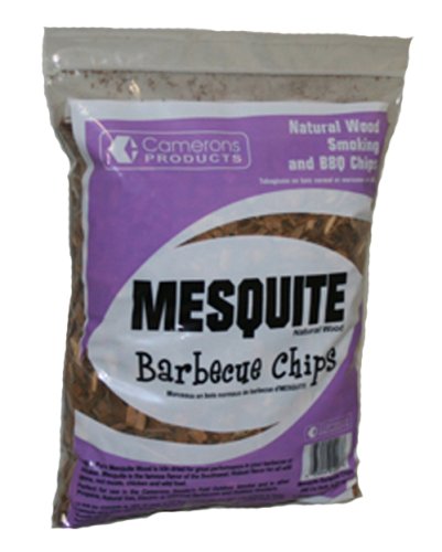 Mesquite Wood Smoker Chips- 100 Natural Coarse Wood Smoking And Barbecue Chips- 2 Lb Bag