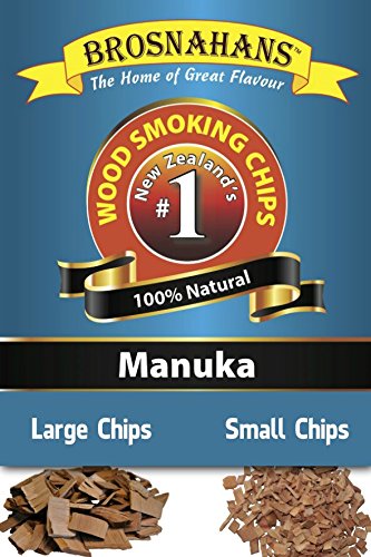New Zealand Gourmet Wood Smoker Chips BBQ Wood Chips for Grilling and Smoking100 Manuka 14-12in Chips 3 Liter Bag 183cuin