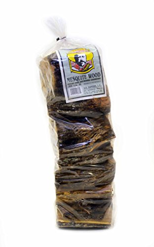 066 CUBIC FOOT BAG OF NATURAL 100 MESQUITE WOOD FOR GRILLING 7 INCH LONG LOGS