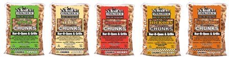 Smokehouse Products All Natural Flavored Wood Smoking Chunks 12 Pack Assorted Flavors