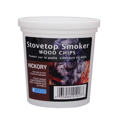Hickory Wood Smoker Chips- 100 Natural Wood Smoking And Barbecue Chips- 1 Pint